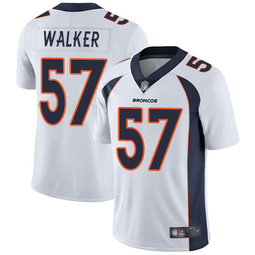Men Denver Broncos #57 Demarcus Walker White Vapor Untouchable Limited Player Football NFL Jersey->denver broncos->NFL Jersey